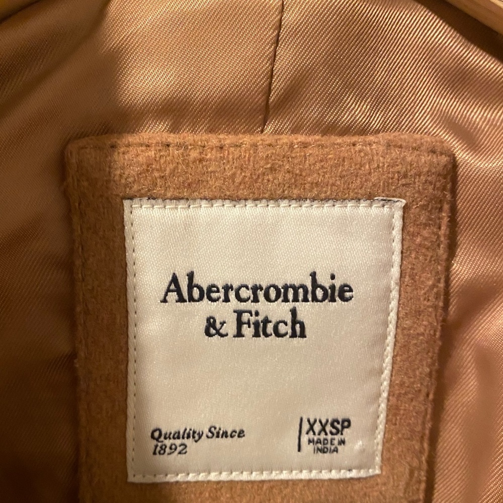 Abercrombie & Fitch Tan Pea Coat - Picture 7 of 8